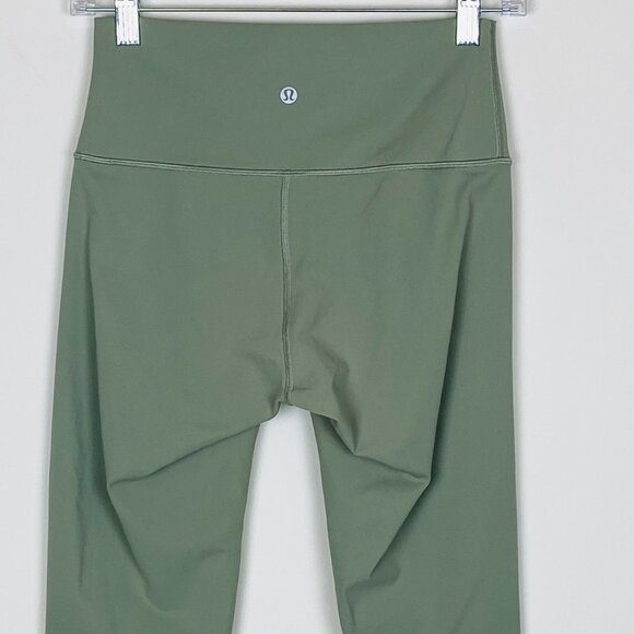 Lululemon Wunder Under Crop High-Rise Mint Green Luxtreme 21" Legging, Size 6 - Picture 8 of 13